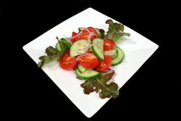 tomato and cucumber salad