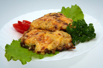 dish from meat
