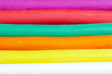 abstrakt - farbenfrohe knetmasse