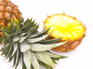 pineapple isolated over white background