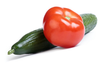 cucumber & tomato
