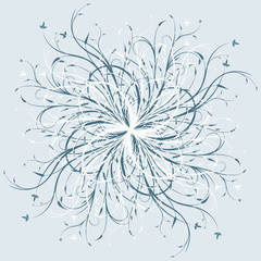 abstract floral decorative background vector illustration artwor