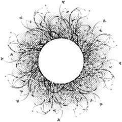 abstract floral decorative background vector illustration artwor