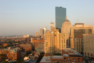 Obraz premium downtown boston view