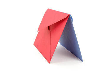 red and blue envelopes