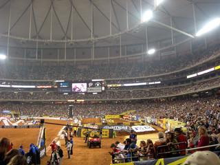 supercross motorcycle racing at georgia dome