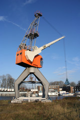 Fototapeta premium loading crane