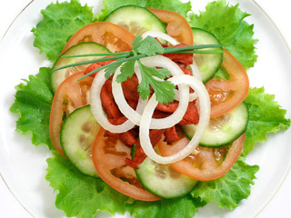 salad of chicken with tandoori spices 2