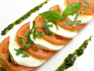 tomato and mozzarella salad