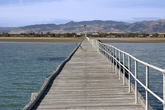 long jetty at port germein south australia © clearviewstock
