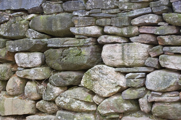 field stone wall
