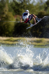 Naklejka premium wake splash 02