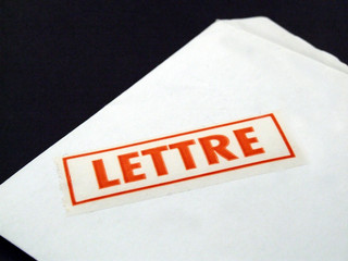 photo enveloppe et lettre