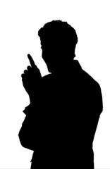 silhouette uomo business