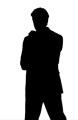 silhouette uomo business