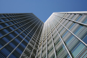 modern architecture of skyscraper
