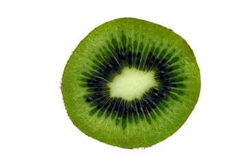 cut the fruit of kiwi