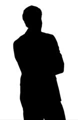 silhouette uomo business