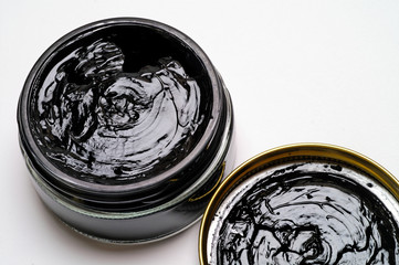 black shoe polish