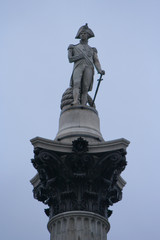 Fototapeta premium statue of admiral nelson trafalgar square