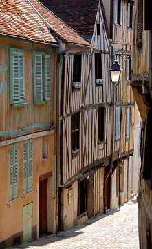 Fototapeta ruelle d'auxerre