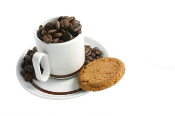 coffee  and biscuit