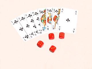 cards and dices  50864		