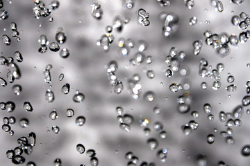 abstract water drops