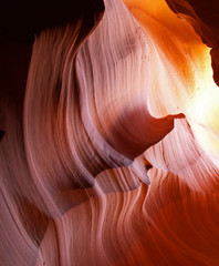 the upper antelope slot canyon