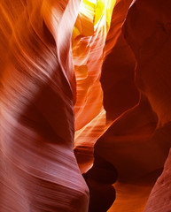 the upper antelope slot canyon