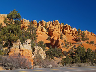 sandstone formations in red canyon