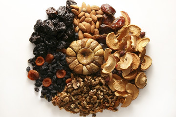 dried fruits.
