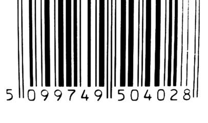 bar code on the white background