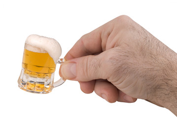 mini mug of beer