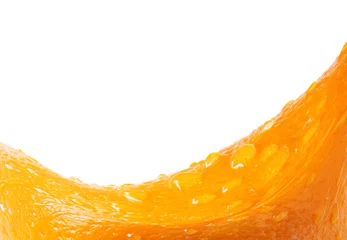 Fotobehang orange juice abstract © Barbara Helgason