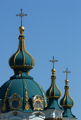 Fototapeta na wymiar barokowy kościół w Kijowie