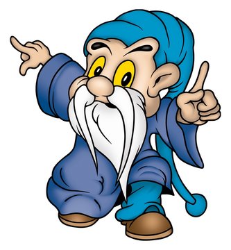 gnome & blue clothing