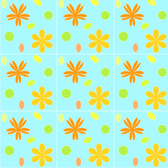 floral tiles