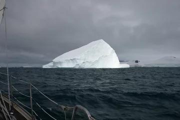 Wandcirkels aluminium eisberg in der antarktis © Achim Baqué