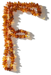 Plakat amber symbol f