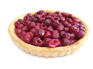 tarte aux framboises