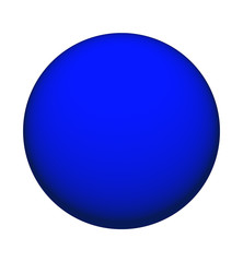 Fototapeta na wymiar blauer ball - blue ball