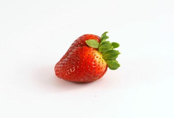 single strawberries
