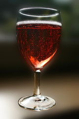 verre de champagne rosé