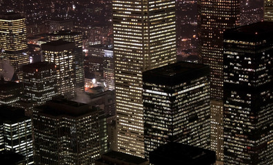 downtown toronto night scene © SNEHIT PHOTO