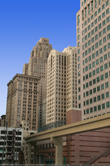 Obraz premium buildings in detroit owntown