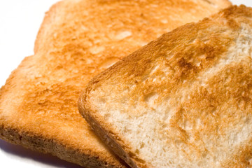 tranches de pain de mie grillées