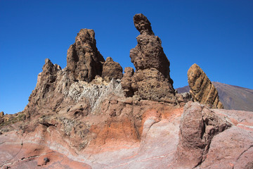 Fototapeta na wymiar volcanic remains
