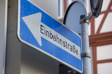 one way