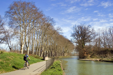 le cycliste du canal